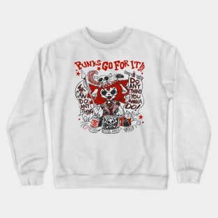 Punks Go For It Crewneck Sweatshirt